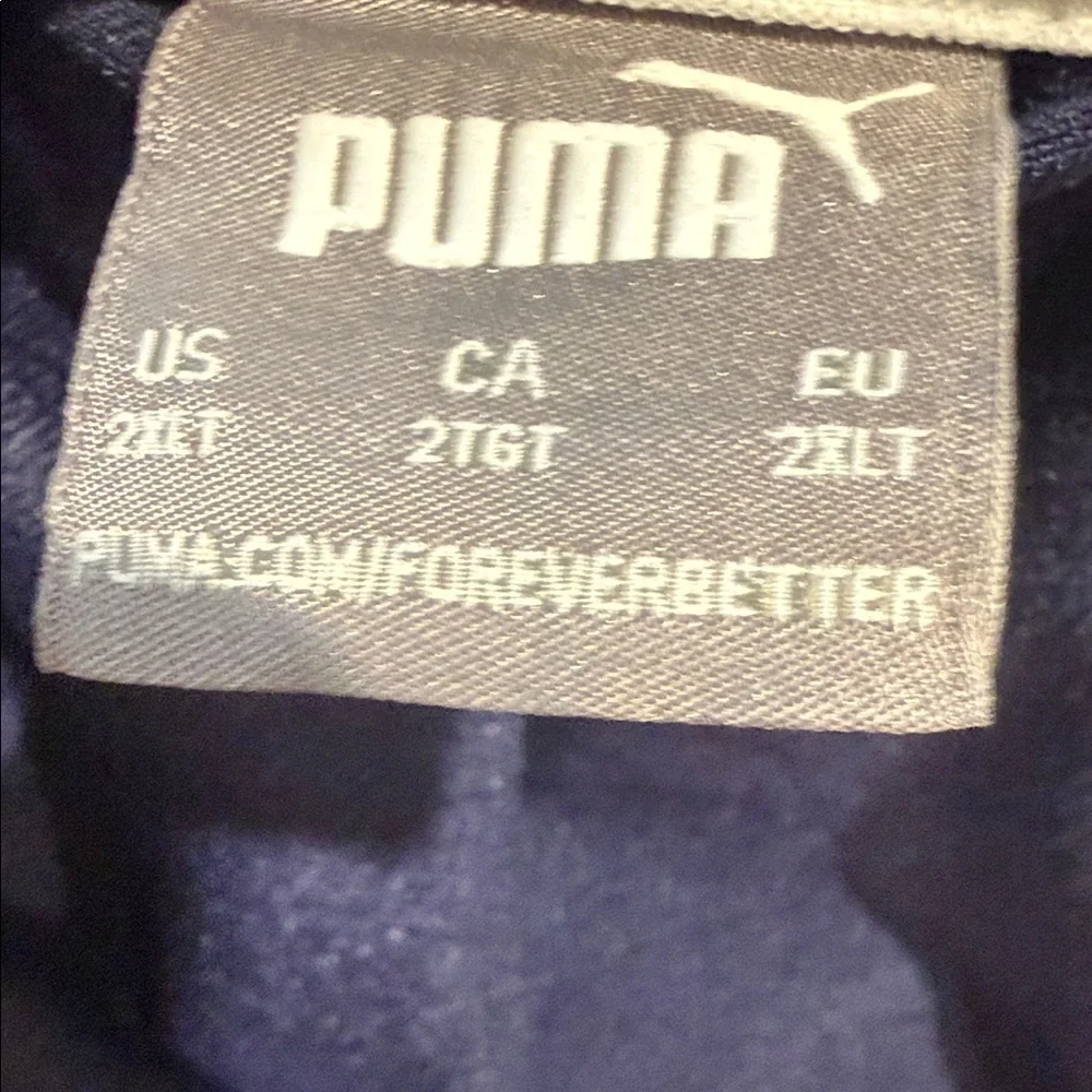 Puma Navy Blue & White Men's Performance Track Jacket